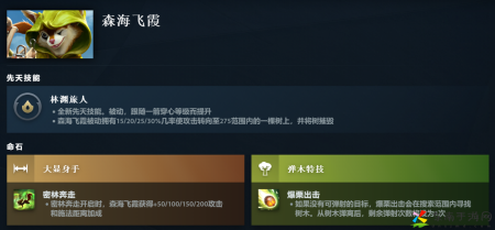 DOTA2森海飞霞先天技能是什么